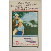 Susan Slade - Original 1961 U.S.A. Warner Bros Window Card